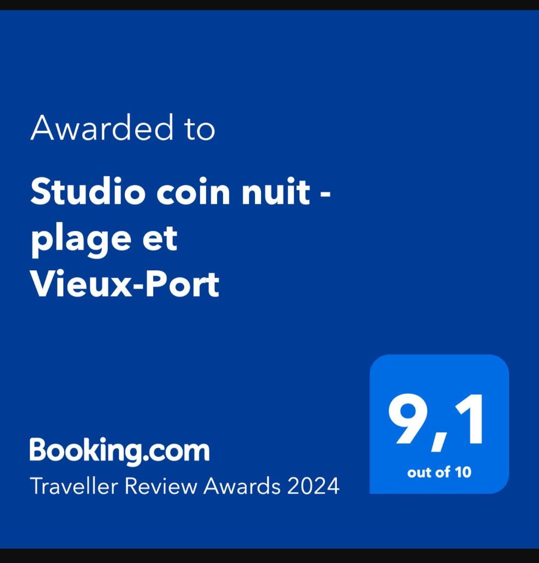 Studio Coin Nuit, Entre Plage Et Centre Marsella Exterior foto